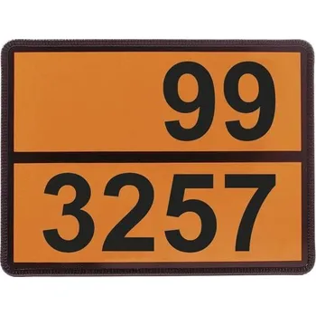 Tabulka jednoúčelová s lisovanými čísly 99/3257