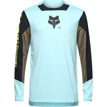 cyklistický dres Fox Defend Elevated LS Jersey L light blue