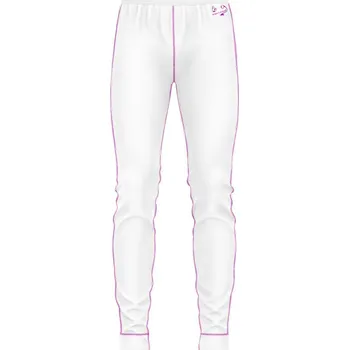 Dětské termo spodky Dětské funkční spodky ŠKLÍBA bílá Bamboo Ultra - Růžová / 150