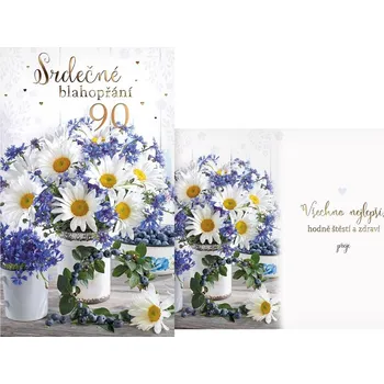 UNIPAP přání k narozeninám 90 M11-557 T PRANI_T_2383 528938