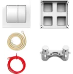 JIKA pneumatický set pro podomítkové moduly (H8956430000001), Bílá