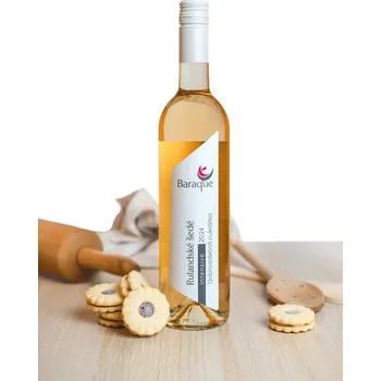 Víno Rulandské šedé 2024, výběr z hroznů, Vinařství Baraque, polosladké