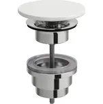 LAUFEN SPRCHOVÉ PŘÍSLUŠENSTVÍ - odpadní ventil s keramickou krytkou Saphirkeramik, neuzavíratelný, H8981880000001, standardní provedení