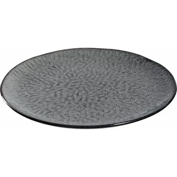 Talíř Leonardo Plochý talíř 27 cm šedý 6 ks. HMOTA