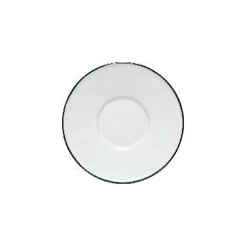 Talíř Podšálek|talířek 13cm, BEJA, bílá/modrá|White & blue (balení)|Costa Nova