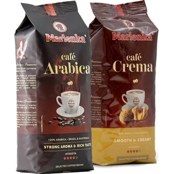 Káva Marlenka Duopack MARLENKA® - café Crema + Arabica 2 x 500 g
