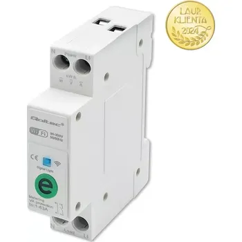 Bezpečnostní detektor Qoltec 50991 Relé Qoltec 63A na DIN lištu s elektroměrem | eWeLink od Sonoffa | Wi-Fi | LED dioda (Zařízení určené pro dálkovou správu elektrických zařízení a přesné měření spotřeby energie. Díky specializované aplikaci eWeLink od společnosti Sonoff můžet