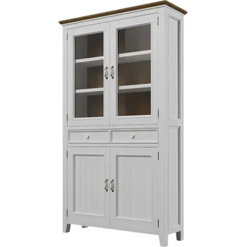 Komoda ARTEN (NANO Systems s.r.o.) Vitrína FLEUR-W5P (Bílá)