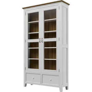 Komoda ARTEN (NANO Systems s.r.o.) Vitrína FLEUR-W9P (Bílá)