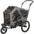 Přívěsný vozík pro psa Trixie Vozík za kolo 12800 41,5 x 59 x 78/130 cm šedý/šalvějový