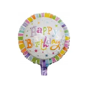 Balónek Fóliový balónek Happy Birthday 18" (45 cm)