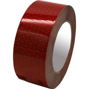 Dopravní značení Reflexní páska na pevný povrch REFLEXITE - červená (5 cm x 1 m)