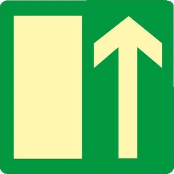 Směr úniku rovně, fólie 15,0 x 15,0 cm