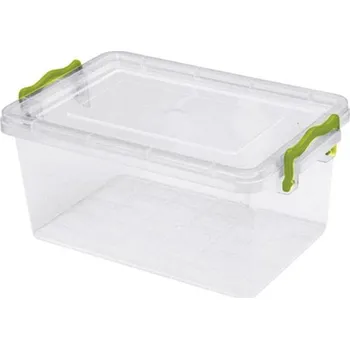 Zednická nádoba Plastový box s přítlačným víkem, objem 1,5l