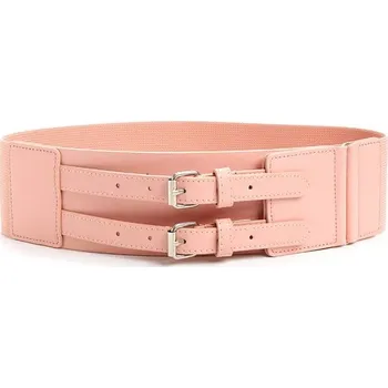 Módní doplněk Dámský pružný strečový elastický pásek Sibylle Růžový Lifestyle 97k-cube