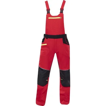 pracovní souprava ARDON 4Xstretch Montérkové kalhoty s laclem červená H6612 - 58
