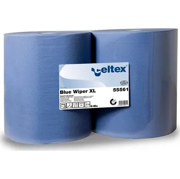 Utěrka Průmyslová papírová utěrka CELTEX Blue, 1000 útržků