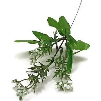 Zahradní dekorace Zápich bobulky 41 cm, bílá