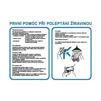 První pomoc při poleptání žíravinou, Plast A3