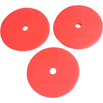 Fotbalová tréninková pomůcka Vytyčovací mety Yakimasport ploché sada 10 ks oranžové 15 cm