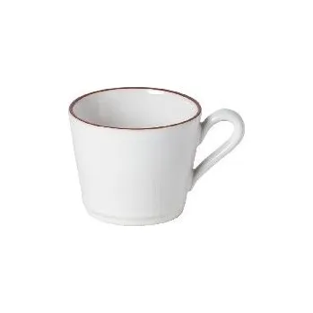 Šálek na čaj 0,19L, BEJA , bílá/červená|White & red (balení)|Costa Nova