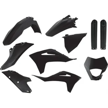 Sada plastů GAS GAS EC 250/300 TPI '21-'22 EC-F 250/350 '21-'22 (černá), POLISPORT