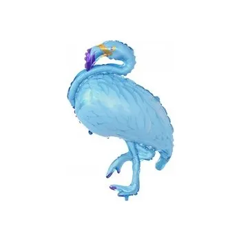 Balónek Fóliový balónek Plameňák modrý (51 cm * 105 cm)