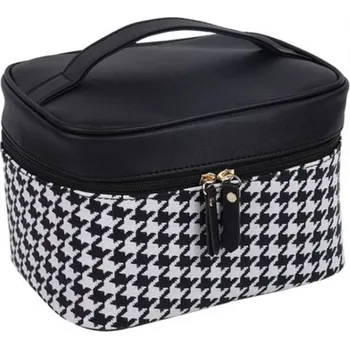 Kosmetická taška Dámská skládací kosmetická taška vzor Pepitka FDKL 97k-cube