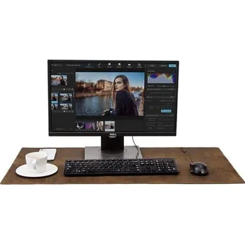 Podložka pod myš Contacts® kožená podložka pod myš i klávesnici 80cm Hnědá Contacts CF9013