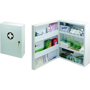 Lékárnička Nástěnná kovová lékárnička s náplní VÝROBA