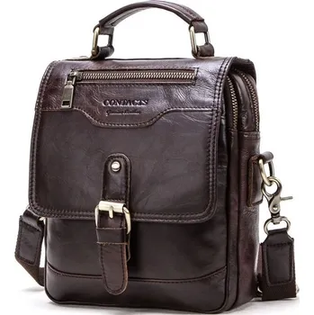 Contacts® pánská kožená taška přes rameno Paterne Coffee Contacts MB122s2