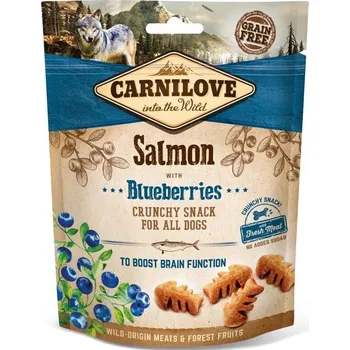 Carnilove Dog Crunchy Snack Salmon,Blueberries,meat 200g