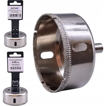 Vrták Korunkový Vrták 68 mm, galvanicky pokovená, pro gres, obklady a dlažbu