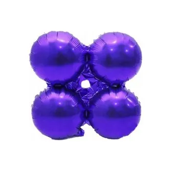 Balónek Fóliový balónek fialový pro girlandy (40 cm * 40 cm)
