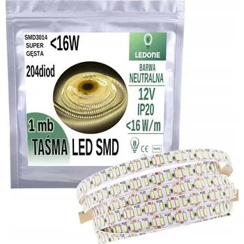 LED páska SUPER HUSTÝ LED pásek PREMIUM smd 3014 IP20 1020d, NEUTRÁLNÍ bílá, 1 metr