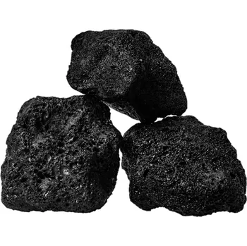 Dekorace do akvária Happet Černý lávový kámen na váhu - Black lava Váha: 0,5 kg