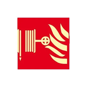 Požární hadice, plast 15,0 x 15,0 cm