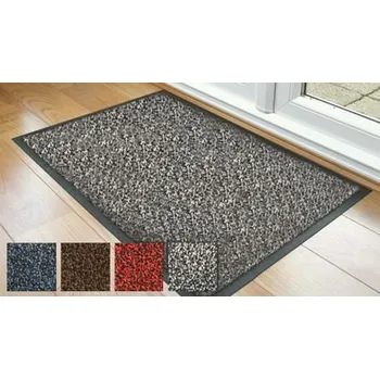 Rohožka Čisticí rohož Cyril 85 x 150 cm, černá/ocelová