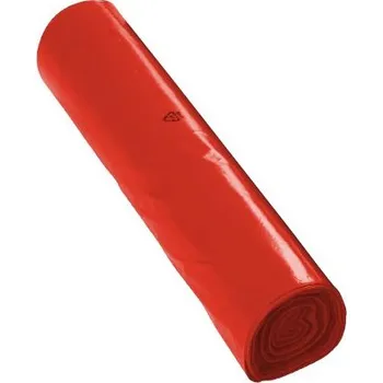 Skladový kontejner Pytel na odpad 120 l, červený, 25 ks