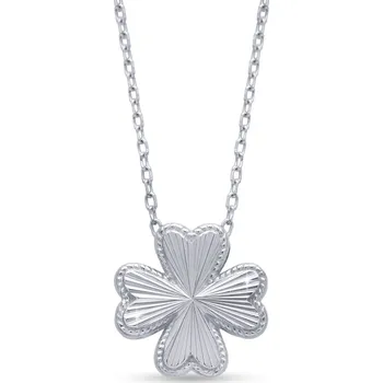 Řetízek Stříbrný řetízek s přívěskem čtyřlístku 2406