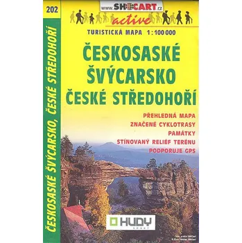 Českosaské Švýcarsko, České středohoří 1:100 000