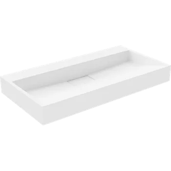 Koupelnový nábytek Mexen Ava deska nadzemní z konglomerátu B/O 90 x 46 cm bílá