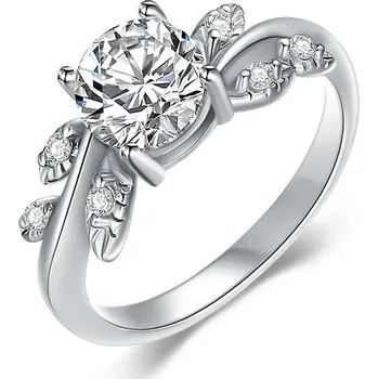 Prsten Dámský stříbrný prsten ETLEVA Velikost: 49 Ag 925