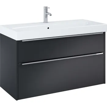 Koupelnový nábytek JIKA Pure - skříňka, 2 zásuvky, vč. umyvadla 1000x440 mm (H40B236402...2) Barva: Bílá