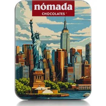 Bonboniéra Nómada mléčná čokoláda box New Yourk 50g