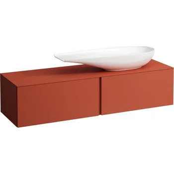 Umyvadlo LAUFEN ILBAGNOALESSI - zásuvkový element 1600, se 2 zásuvkami, s výřezem vpravo, pro umyvadlo H818974, H4303430972691