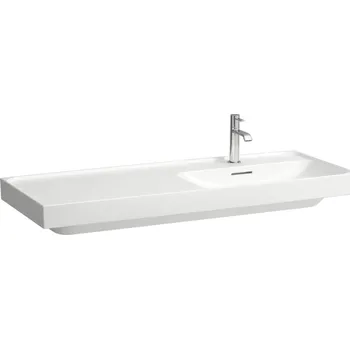 LAUFEN MEDA - umyvadlo, odkládací plocha vlevo, H8171190001121, bez přepadu, bez otvoru pro baterii