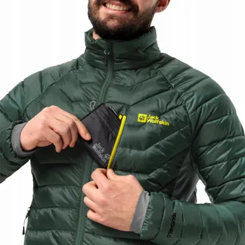 Jack Wolfskin Pánská bunda Routeburn Pro Ins 1206862-T0138 zelená L