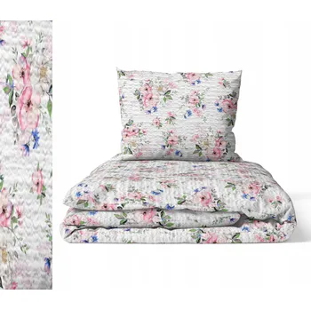 Povlečení KREPOVÉ POVLEČENÍ 140x200cm + 1x 70x80cm Jabloňka bílá