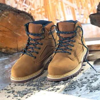 Pánské polobotky ARDON FARM HIGH pracovní obuv žlutá g3314 - pracovní kotníková obuv - 45